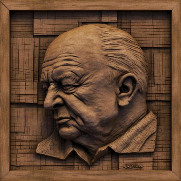 Famous (Paul Hindemith 2, 3DFMS_8673) 3D models for cnc